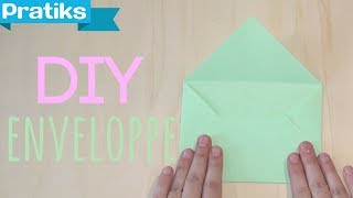 DIY  comment fabriquer une enveloppe en papier [upl. by Cibis445]