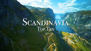 Top 10 Places To Visit In Scandinavia [upl. by Alison]