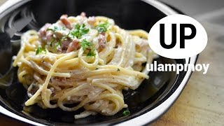 Spaghetti CARBONARA — Ulam Pinoy 24 [upl. by Einwat]