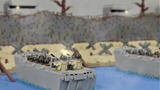 Lego DDay  The Battle For Omaha Beach  WW2 stop motion [upl. by Bushweller]