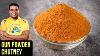 Gun Powder For Idli Dosa  How To Make Idli Podi  Indian Culinary League  Varun Inamdar [upl. by Oicneserc]