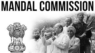 Mandal Commission or Backward Class Commission of 1979 What was its mandate amp recommendations [upl. by Merfe]