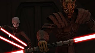 Savage Opress and Asajj Ventress vs Count Dooku [upl. by Sancha]