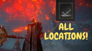 ALL Lost Ashes Of War Locations SUPERFAST  Elden Ring [upl. by Sedgewinn643]