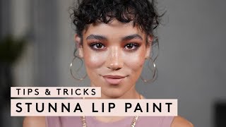 TIPS amp TRICKS STUNNA LIP PAINT  FENTY BEAUTY [upl. by Trescha572]