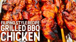 GRILLED BBQ CHICKEN  FilipinoStyle Recipe  Hon and Hon Kitchen [upl. by Eadrahc911]