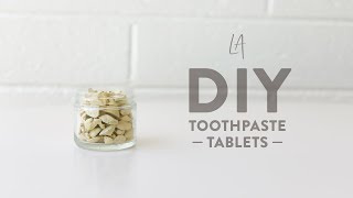 DIY Toothpaste tablets recipe [upl. by Aicilana]