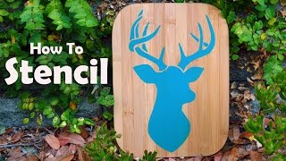 Stenciling 101 How To Paint With A Stencil [upl. by Allimrac75]