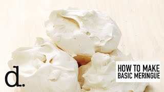 Basic Meringue Recipe  delicious Magazine [upl. by Garner]