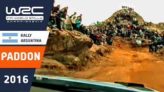 PADDON onboard Rally Argentina 2016 Power Stage El Condor Copina Hyundai i20 WRC [upl. by Manthei543]