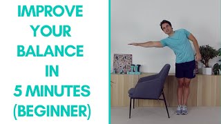 5Minute Balance Workout for Seniors  Boost Your Stability [upl. by Aihseit328]