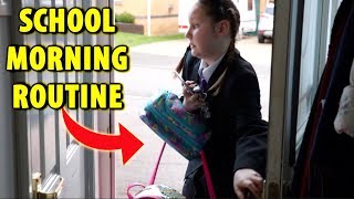 SCHOOL MORNING ROUTINE 2018 Ruby Rube [upl. by Queston]