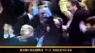 Rivaldo  Hat Trick Barcelona vs Valencia 2001 [upl. by Lordan412]