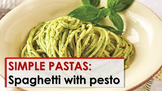 Spaghetti with Basil Pistachio Pesto [upl. by Onaicilef]