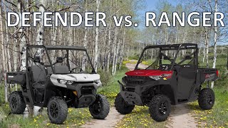 Polaris Ranger vs Can Am Defender [upl. by Pozzy]