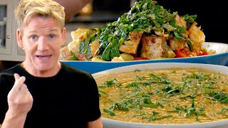 Gordon Ramsay Shows You How To Make A Healthy Gazpacho Soup [upl. by Ellerol]