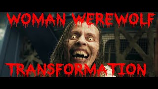 female werewolf Transformation  wife scene  howl HD [upl. by Repip]