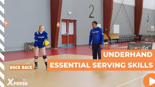 THE UNDERHAND SERVE [upl. by Yahsel]