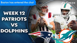 Patriots vs Dolphins NFL Week 12 Preview [upl. by Pulling]