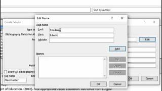 Manage Sources in Word [upl. by Teriann174]