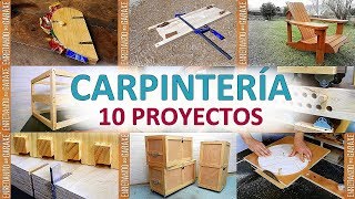 10 mejores vídeos de carpintería de mi canal en 2018 [upl. by Ynatirb]