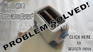 How to repair a toaster heating element [upl. by Elatnahs702]