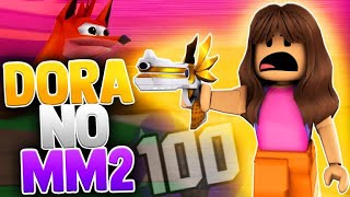 DORA AVENTUREIRA INVADIU o MM2 🤪 ROBLOX [upl. by Court847]