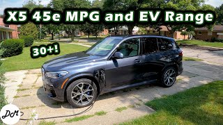 2021 BMW X5 45e – EV Range and MPG Test [upl. by Bohlen]