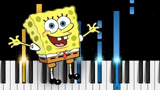 SpongeBob  Theme Song  Piano Tutorial  Piano Cover [upl. by Falzetta]