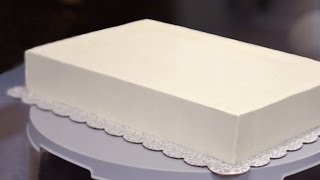 How to Frost a Half Sheet Cake [upl. by Sato]