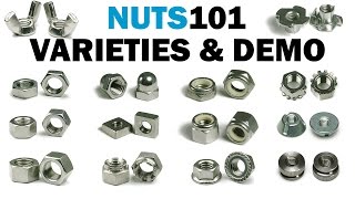 Nuts 101 Overview With Demonstrations Extended  Fasteners 101 [upl. by Adaven141]