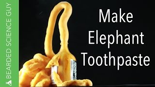 Elephant Toothpaste Chemistry [upl. by Nohtiek]