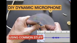 How to Build a DIY Dynamic Microphone With Some Wire and a Magnet [upl. by Zrike]