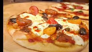 Easy Pita Bread Pizza  Christine Cushing [upl. by Llerraf]