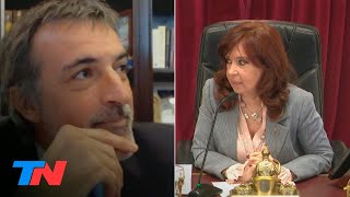 quot¿Dónde está Bullrichquot El picante cruce entre Cristina Kirchner y Esteban Bullrich en el Senado [upl. by Silyhp]