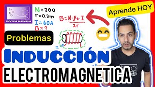 ✅INDUCCIÓN ELECTROMAGNÉTICA  CÓMO RESOLVER PROBLEMAS  FÍSICA PREPARATORIA [upl. by Alage]