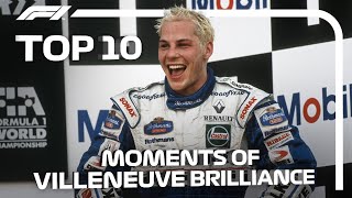 Top 10 Moments of Jacques Villeneuve Brilliance [upl. by Alger]