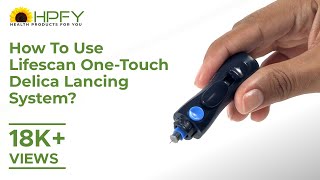 How To Use Lifescan OneTouch Delica Lancing System [upl. by Lairret]