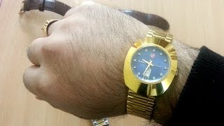 GOLD Rado The Original Diastar Watch Review  Automatic Watch [upl. by Marys]