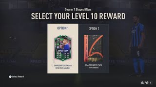 Thiago silva or 85 x10 players pack  Season 7 Shapeshifters  Level 10 reward [upl. by Ybot301]