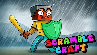 Minecraft  FIGHTING FOR CRAFTING RECIPES Scramble Craft [upl. by Haram]