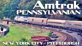 Train Trip Amtrak Pennsylvanian New York City to Pittsburgh NYPPGH [upl. by Aiderfla287]