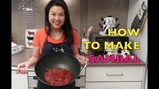 How to make Sambal  Suitable for Vegetarians [upl. by Ellehsad560]