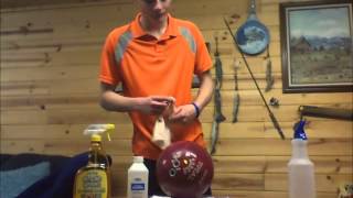 How To Clean Bowling Ball At Home [upl. by Hanser551]