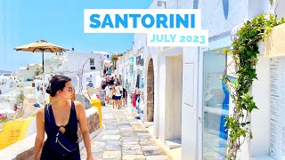 SANTORINI GREECE  JULY 2023 ▶67minutes [upl. by Euqnomod]