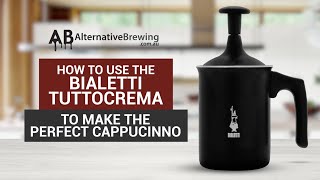 How to Use the Bialetti Tuttocrema Milk Frother [upl. by Ridglee]