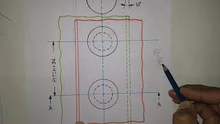 How To Draw A Single Riveted Lap Joint Machine Drawing Edusquad [upl. by Joseito]