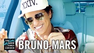 Bruno Mars Carpool Karaoke [upl. by Olwen]