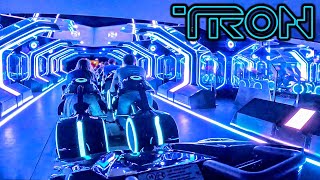 TRON Low Light Magic Kingdom NightRide  Walt Disney World [upl. by Holder]