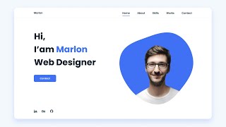 RESPONSIVE Personal PORTFOLIO Website HTML CSS And JAVASCRIPT  Mobile First [upl. by Emrich]